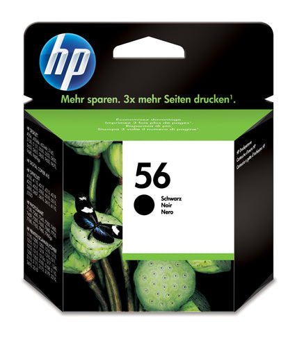 HP 56 Black Print Cartridge (19Ml) - HP Photosmart-C6656AE