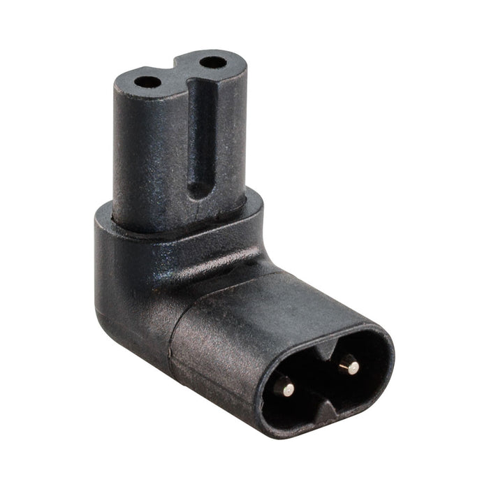 C7 TO C8 (FIGURE 8) 90 DEG ADAPTER DOWN - PWR-C7-C8-DOWN-R
