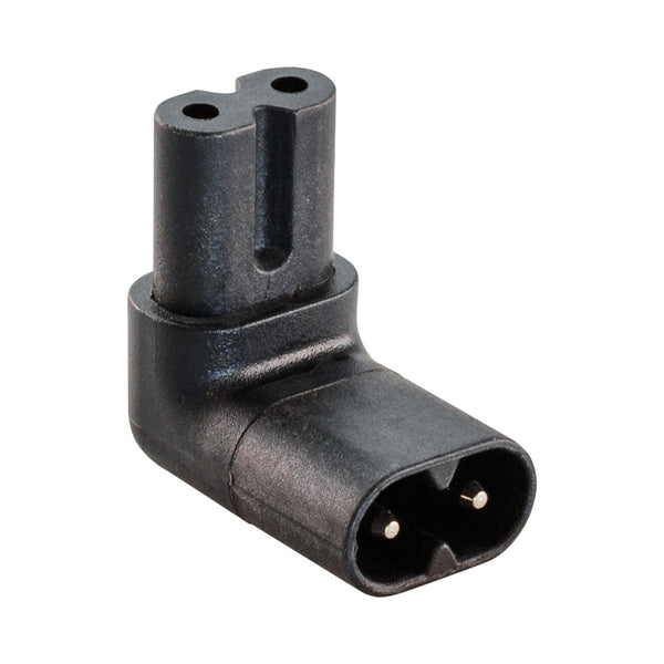 C7 TO C8 (FIGURE 8) 90 DEG ADAPTER DOWN - PWR-C7-C8-DOWN-R
