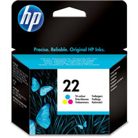 HP 22 Tri-Colour InkJet Print Cartridge (5ml)-C9352AE