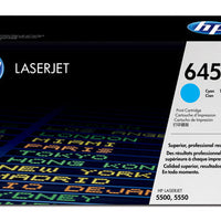HP 645A Clj 5500 Cyan Print Cartridge.-C9731A