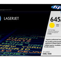 HP 645A CLJ 5500 YELLOW PRINT CARTRIDGE APPROXIMATELY