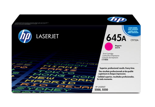 HP 645A CLJ 5500 Magenta Print Cartridge-C9733A