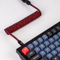 Keychron Coiled Aviator Cable - Red Keychron