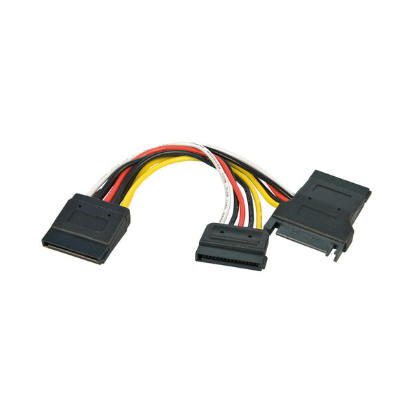 LINKQNET 0.15M 15-PIN SATA POWER SPLITTER CABLE - CAB-SATAM-Y-SATAF