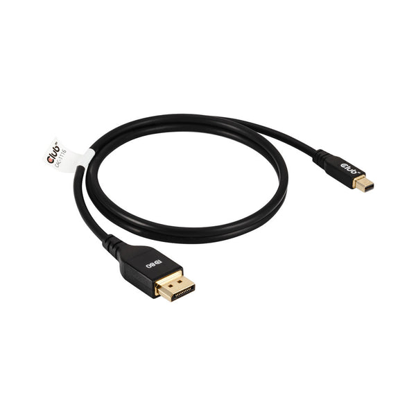 CLUB3D CAC-1116 1M MINI DISPLAYPORT TO DISPLAYPORT DP80 CABLE - CAC-1116-CLUB3D
