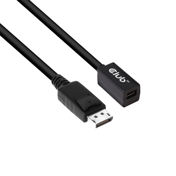1M MINI DISPLAYPORT F TO DISPLAYPORT M EXT CABLE - CAC-1120-CLUB3D