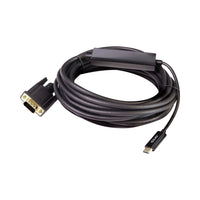 5M USB TYPE-C TO VGA ACTIVE CABLE MALE TO MALE - CAC-1512-CLUB3D
