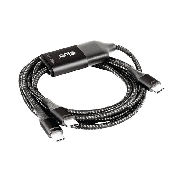 CLUB3D CAC-1527 DUAL TYPE-C CABLE 1.8M - CAC-1527-CLUB3D