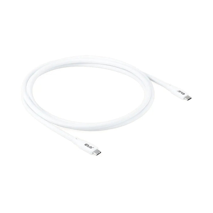 2M USB4 GEN2X2 TYPE-C BI-DIRECTIONAL WHITE CABLE - CAC-3001-CLUB3D