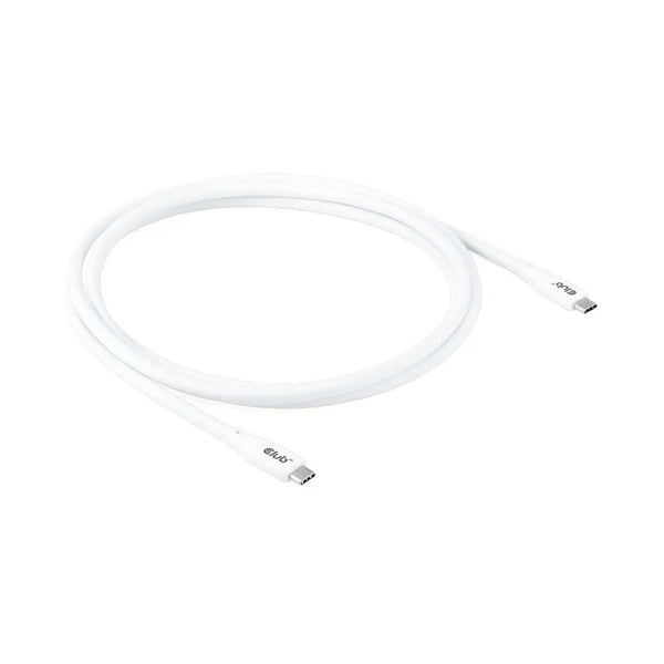 2M USB4 GEN2X2 TYPE-C BI-DIRECTIONAL WHITE CABLE - CAC-3001-CLUB3D