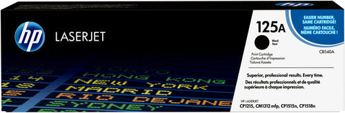 HP 125A Black Toner Cartridge-CB540A