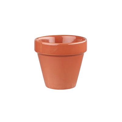 CHURCHILL Bit On The Side - Paprika - Chip Pot - 9Cm X 9.7Cm (12) - CC-BCPA-PL12.1