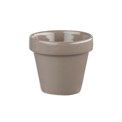 CHURCHILL Bit On The Side - Pebble - Dipper Pot - 6.7Cm X 6.9Cm (12) - CC-BCPE-PL4.1