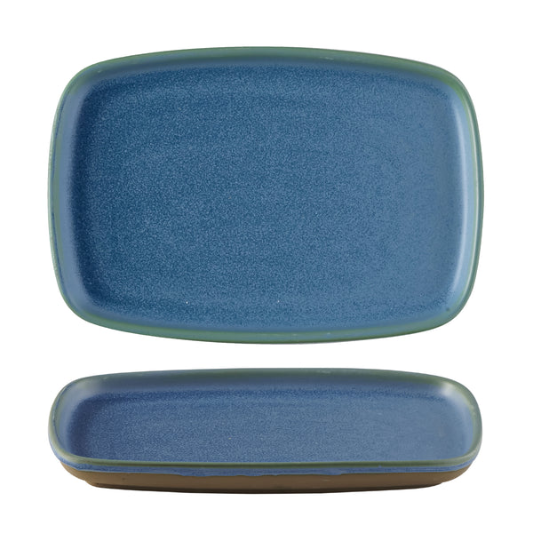 CHURCHILL Emerge - Oslo Blue - Rectangular Plate - 22Cm X 15Cm (6) - CC-EMBL-EP22.1