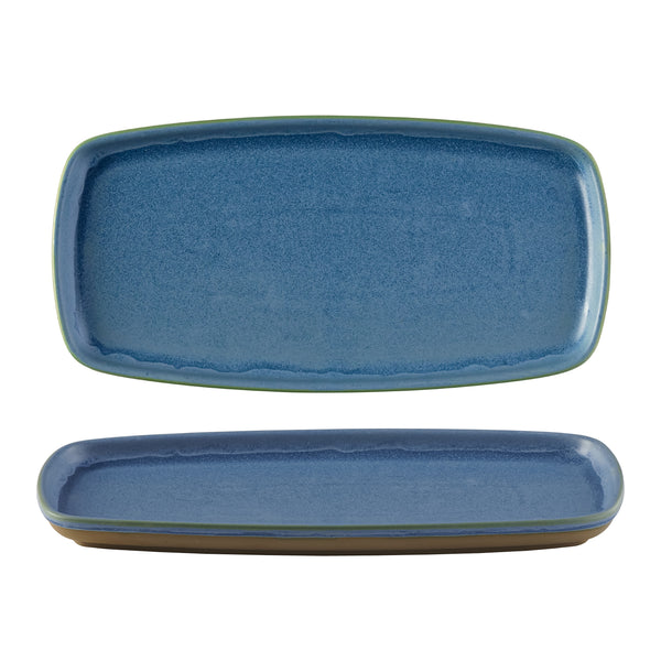 CHURCHILL Emerge - Oslo Blue - Rectangular Plate - 25.1Cm X 10Cm (6) - CC-EMBL-EP25.1