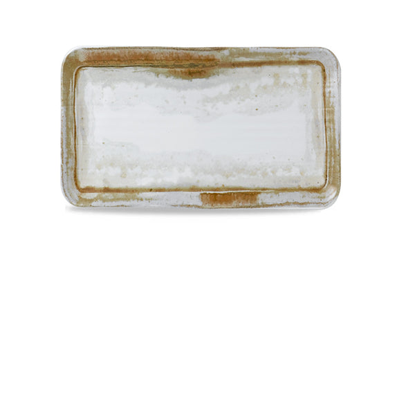 DUDSON, TABLEWARE Finca - Sandstone?- Organic Rectangular Plate - 27Cm X 16Cm (12) - CC-MCFS-DOB1.1