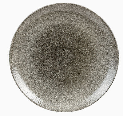 CHURCHILL Raku - Quartz Black - Coupe Plate - 28.8Cm (12) - CC-RKBQ-EV11.1