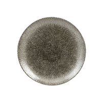 CHURCHILL Raku - Quartz Black - Coupe Plate - 21.7Cm (12) - CC-RKBQ-EVP8.1