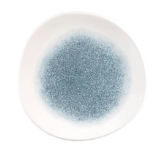 CHURCHILL Raku - Topaz Blue - Organic Round Plate - 26.4Cm (12) - CC-RKTB-OG10.1