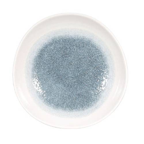 CHURCHILL Raku - Topaz Blue - Organic Round Bowl - 25.3Cm (12) - CC-RKTB-OGB1.1