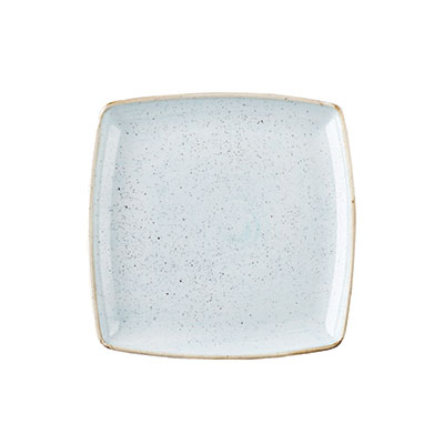 Churchill Stonecast Duck Egg Blue Square Plate - 26.8cm | Chavda.com