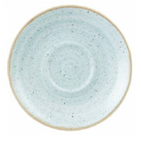Churchill Stonecast Duck Egg Blue Saucer 11.8cm Speckled Ceramic Plate