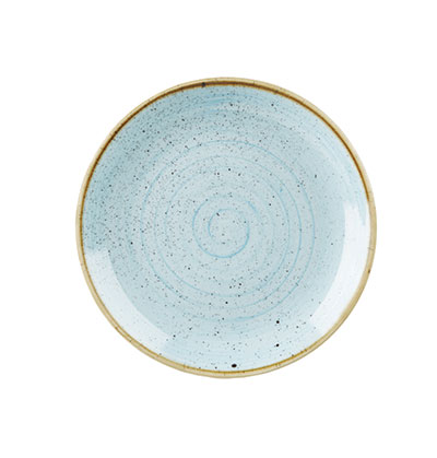 Churchill Stonecast Duck Egg Blue 26cm Coupe Plate - Hand-Painted Dinnerware