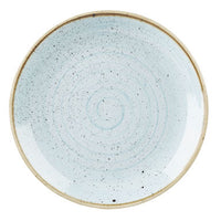 CHURCHILL STONECAST Duck Egg Blue Coupe Plate 28.8cm | Buy online at chavda.com