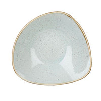 Churchill Stonecast Duck Egg Blue Triangle Bowl 23.5cm | Stylish Serving Bowl