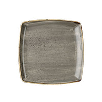 Churchill Stonecast Peppercorn Grey Square Plate 26.8cm - Premium Dinnerware