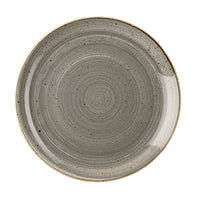 Churchill Stonecast Peppercorn Grey Plate - 28.8cm Coupe - Restaurant/Hotel Tableware