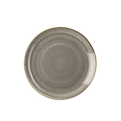 Churchill Stonecast Peppercorn Grey Coupe Plate 16.5cm | Rustic Restaurant Dinnerware