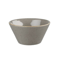 Churchill Stonecast Peppercorn Grey Sauce Dish 9cl | Chavda.com - Buy fine tableware