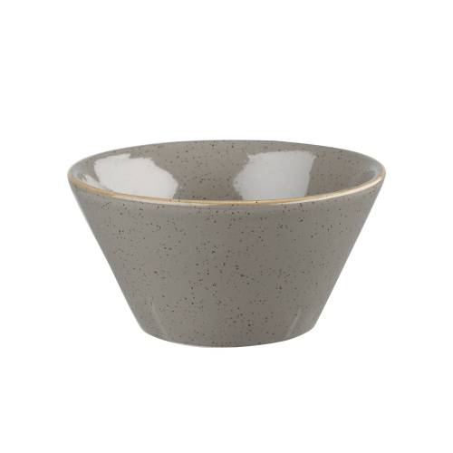 Churchill Stonecast Peppercorn Grey Sauce Dish 9cl | Chavda.com - Buy fine tableware