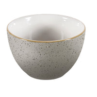 Churchill Stonecast Peppercorn Grey Sugar Bowl | Handpainted Ceramic Side Dish Bowl | Rustic Style Dining | Shop at chavda.com