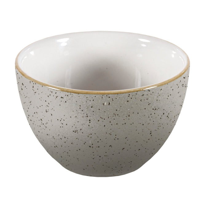 Churchill Stonecast Peppercorn Grey Sugar Bowl | Handpainted Ceramic Side Dish Bowl | Rustic Style Dining | Shop at chavda.com