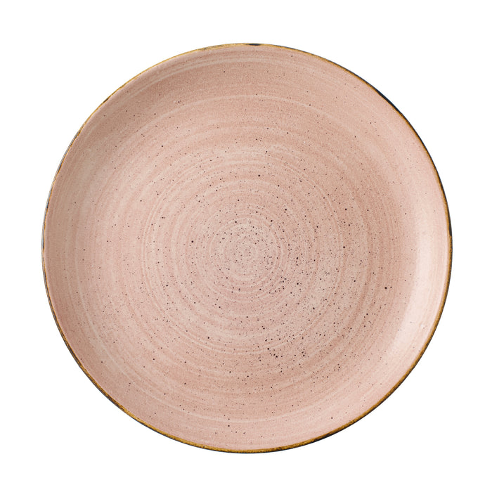 Churchill Stonecast Raw Terracotta Coupe Plate 28.8cm | Rustic Dinnerware | Restaurant Grade