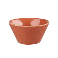 CHURCHILL STONECAST Spiced Orange Zest Bowl 12.1cm - Ceramic Serving Bowl, Kitchenware