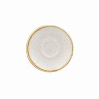 Churchill Stonecast Barley White Saucer 11.8cm | Rustic Plateware | Restaurant Tableware | Ceramic Saucer