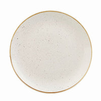 Churchill Stonecast Barley White Coupe Plate 28.8cm | Rustic Dinnerware