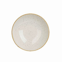 Churchill Stonecast Barley White Coupe Bowl 18.2cm - Rustic Elegant Dining Bowl - Chavda.com