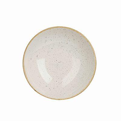 Churchill Stonecast Barley White Coupe Bowl 18.2cm - Rustic Elegant Dining Bowl - Chavda.com