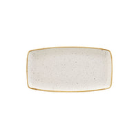 Churchill Stonecast Barley White Oblong Plate 29.5cm x 15cm | Rustic serving platter