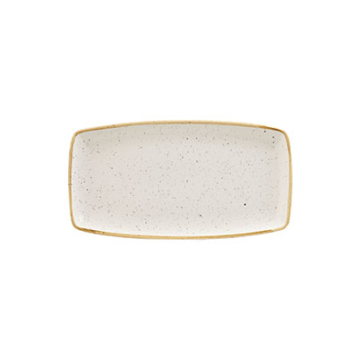 Churchill Stonecast Barley White Oblong Plate 29.5cm x 15cm | Rustic serving platter