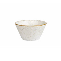 Churchill Stonecast Barley White Zest Bowl 12.1cm - Rustic Charm Tableware, Small Dessert Bowl