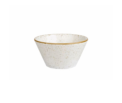 Churchill Stonecast Barley White Zest Bowl 12.1cm - Rustic Charm Tableware, Small Dessert Bowl