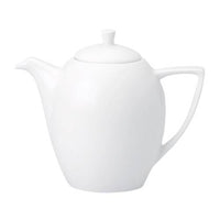 Churchill Ultimo White Beverage Pot with Lid | 85cl Teapot | Chavda.com