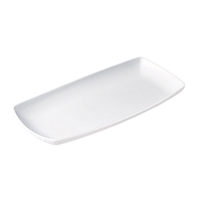 Churchill X Squared White Oblong Plate 29cm x 15cm Vitrified China