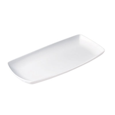 Churchill X Squared White Oblong Plate 35cm - Elegant Serving Dish for Restaurants & Home
